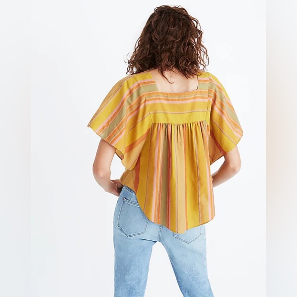 Madewell Striped Butterfly Top